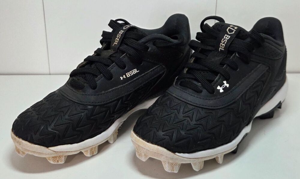 Under Armour Leadoff Low RM Jr Cleats Black Youth Size 13K Baseball Softball